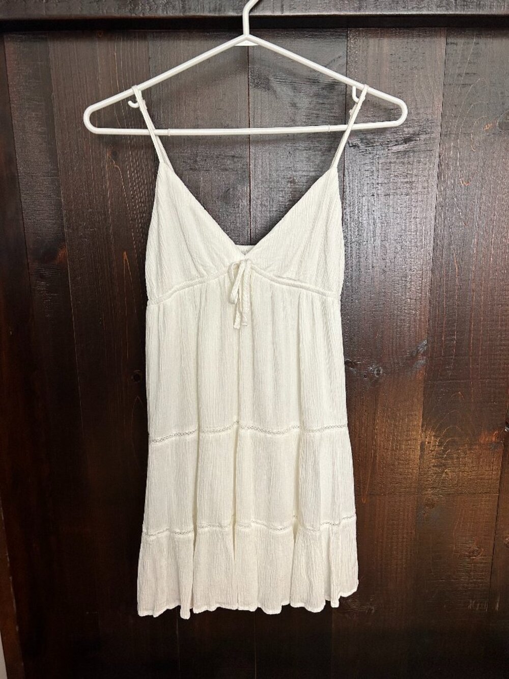 White Flowy Dress